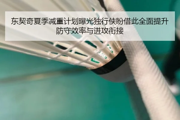 东契奇夏季减重计划曝光独行侠盼借此全面提升防守效率与进攻衔接